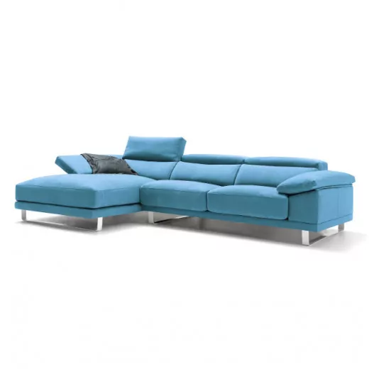 Chaise longue con pata metálica KENDAL